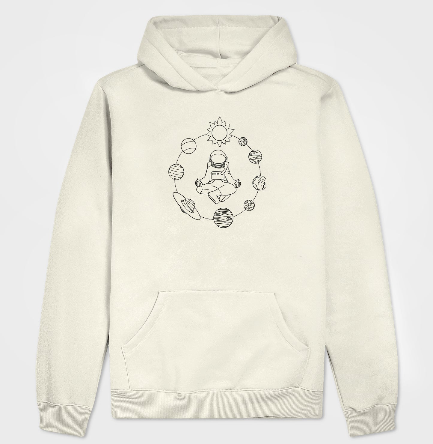 Moletom Hoodie - Astronauta Meditando