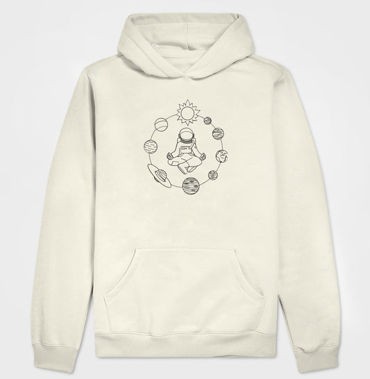 Moletom Hoodie - Astronauta Meditando