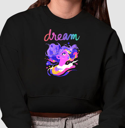 Moletom Cropped - Dream