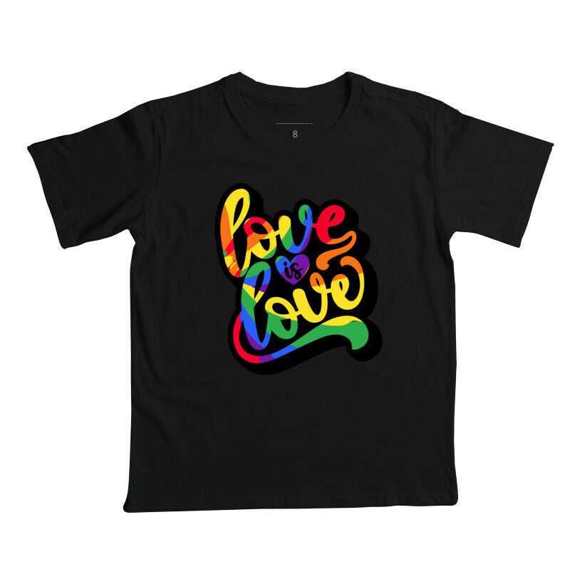 Camiseta Infantil - Love is Love