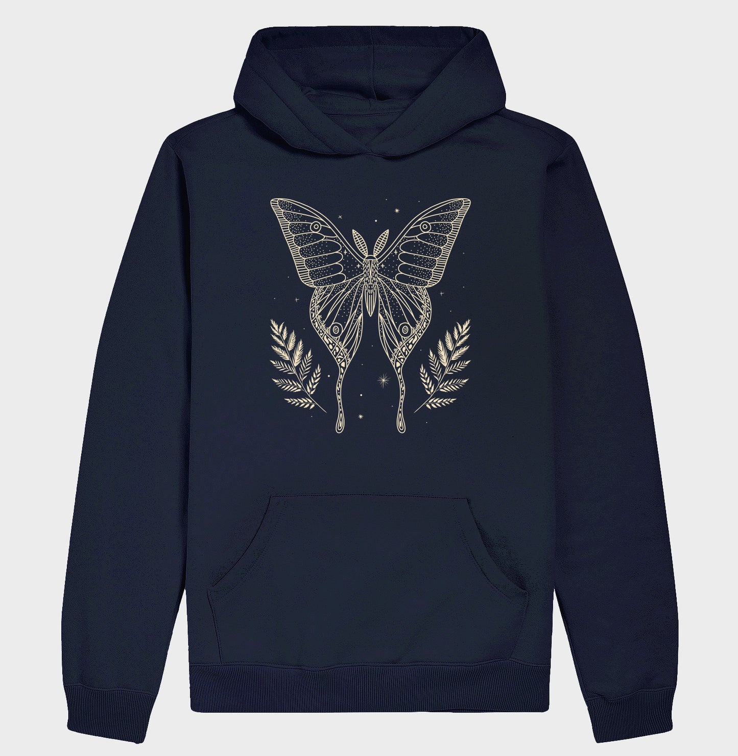 Moletom Hoodie - Borboleta Dourada