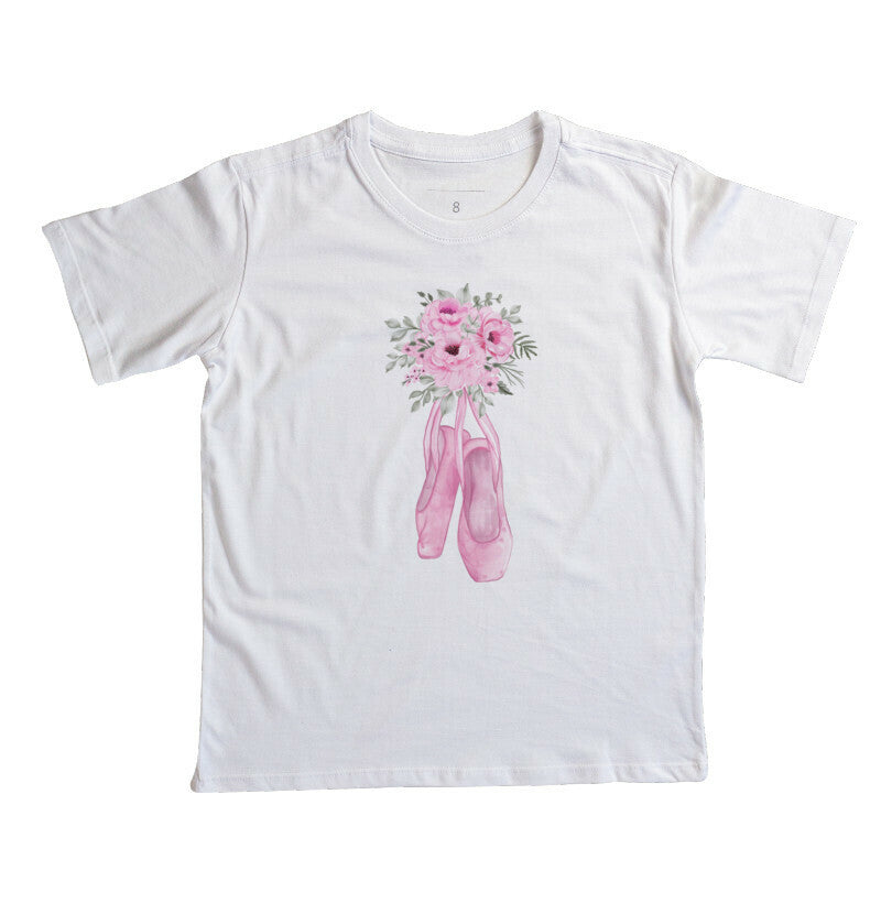 Camiseta Infantil - Ballet Sapatilha