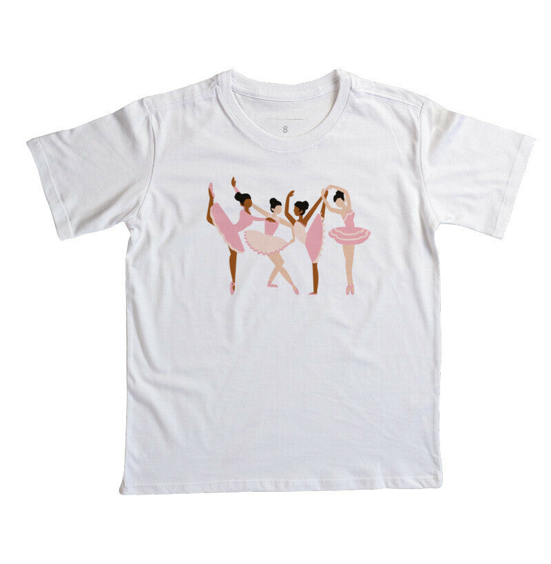 Camiseta Infantil - Bailarinas