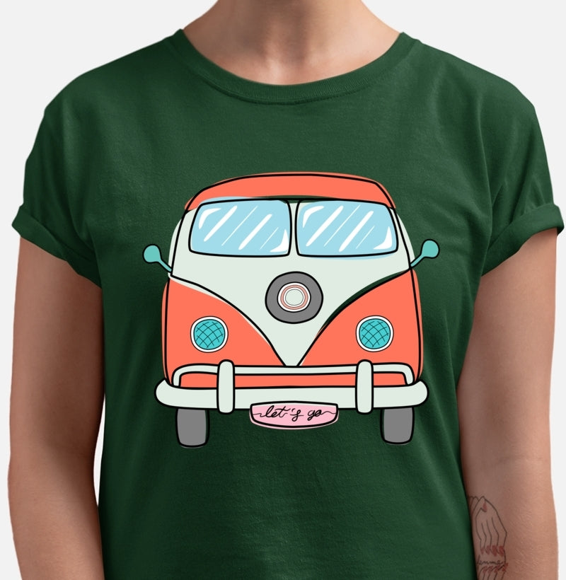 Camiseta - Kombi Laranja