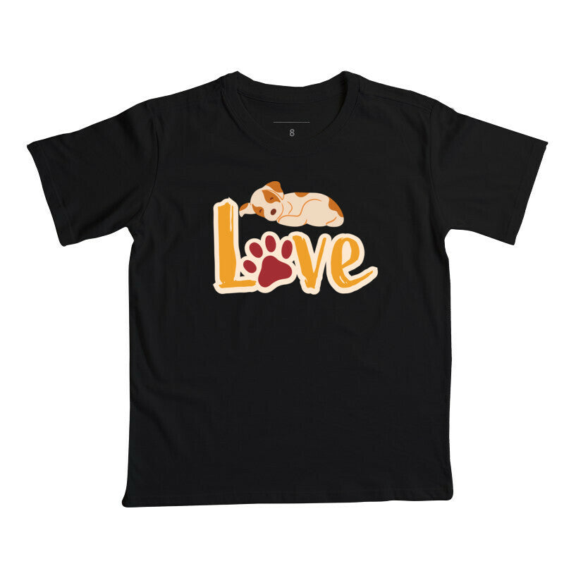 Camiseta Infantil - Dog Love