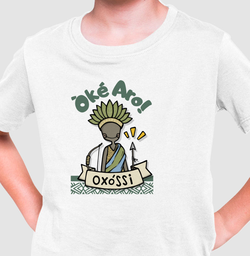 Camiseta Infantil - Òké Aro Oxóssi