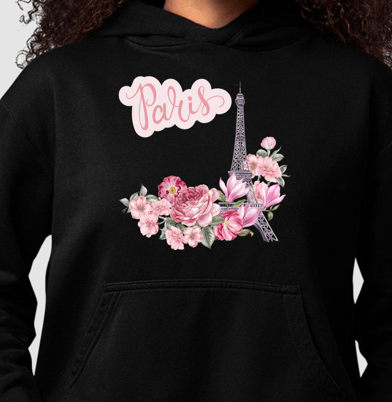 Moletom Hoodie - Paris Rosa