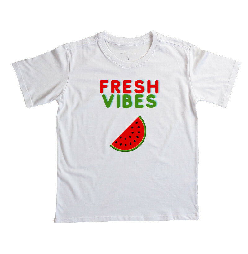 Camiseta Infantil - Melancia Vibes