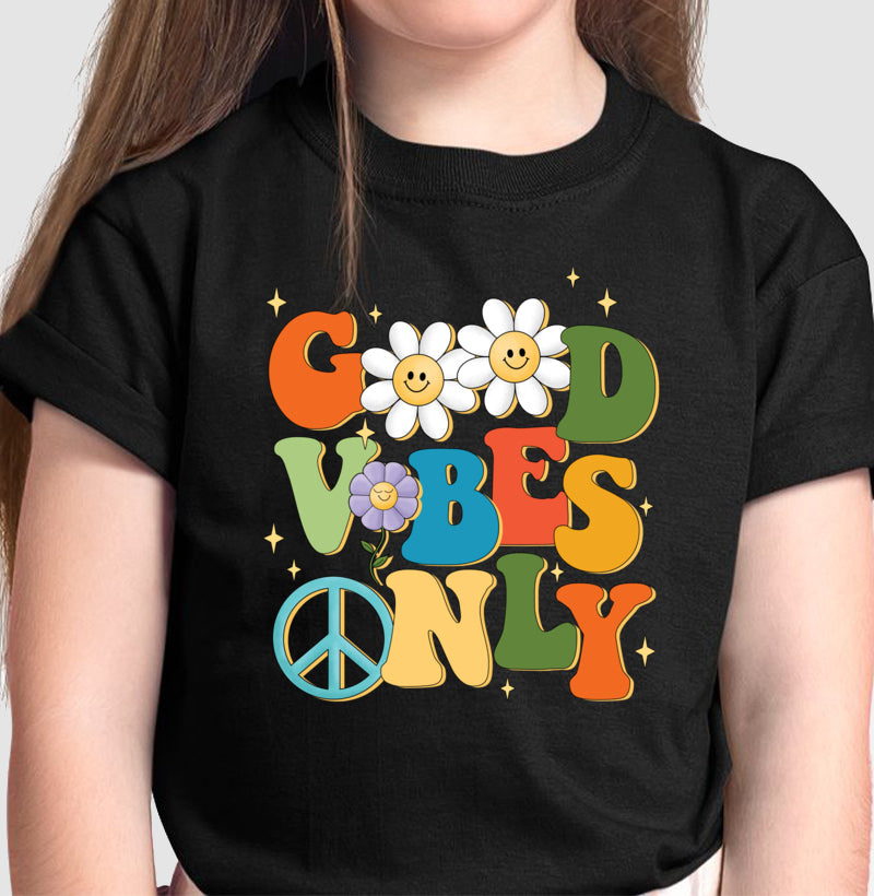 Camiseta Infantil - Good Vibes Only