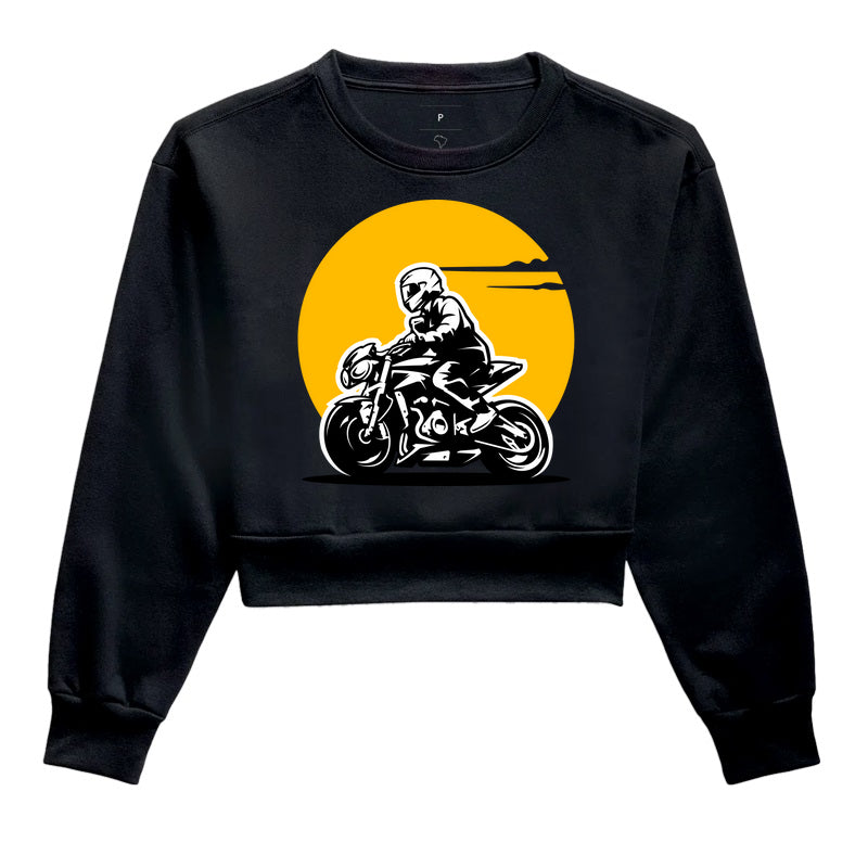 Moletom Cropped - Moto