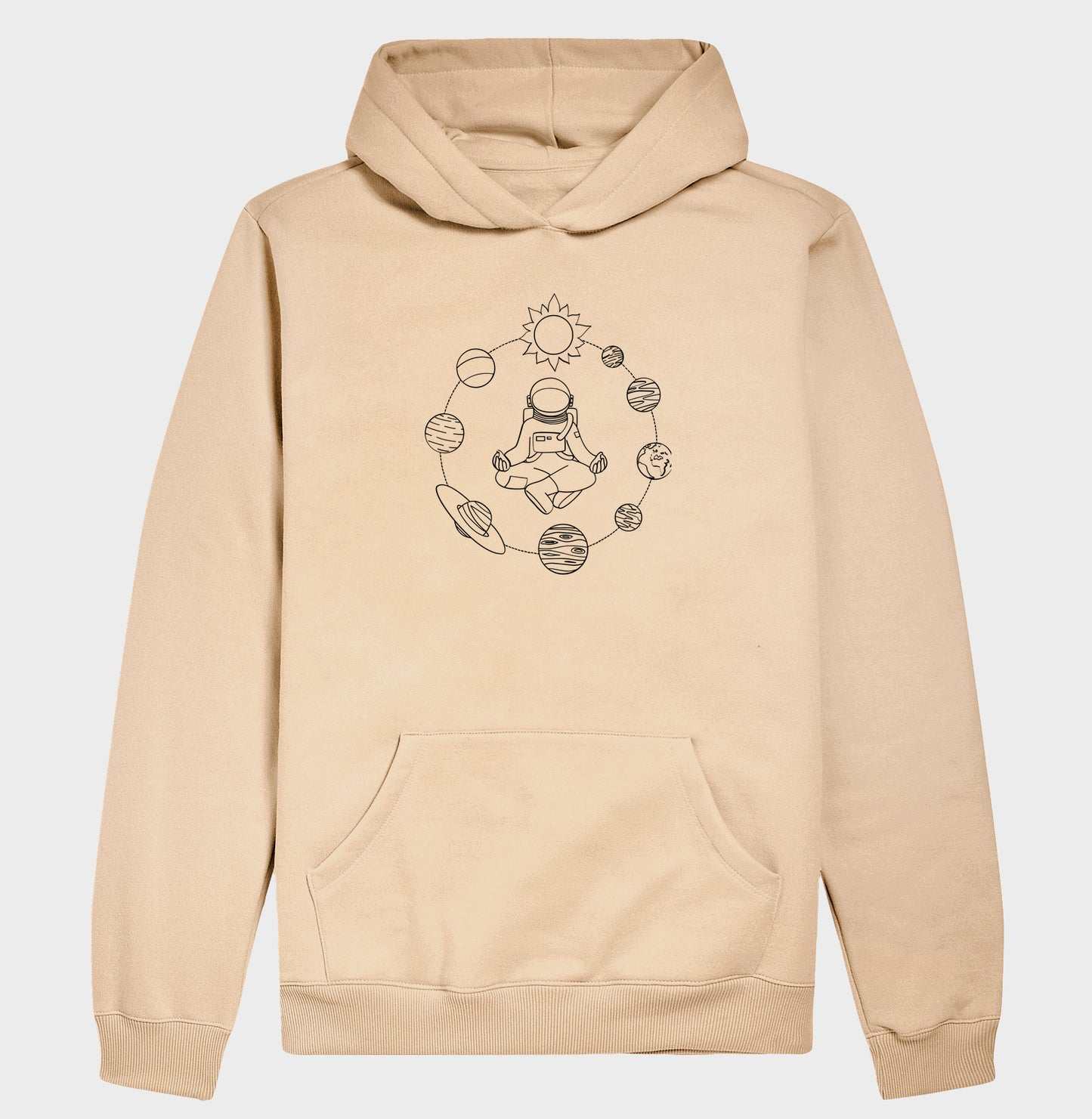 Moletom Hoodie - Astronauta Meditando