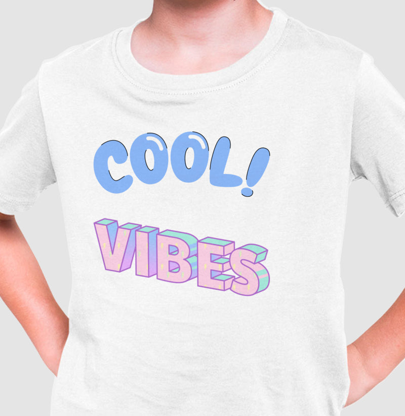 Camiseta Infantil - Cool Vibes