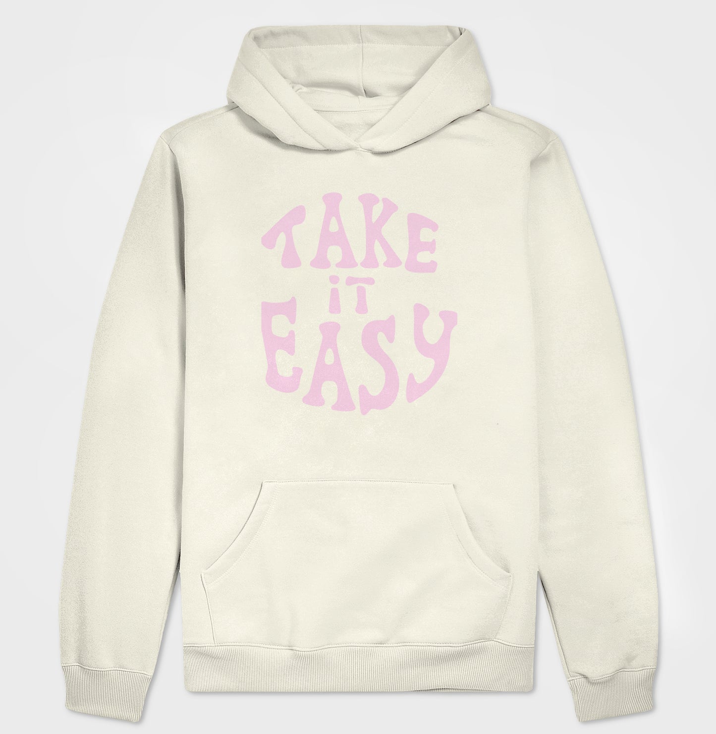 Moletom Hoodie - Take it Easy Rosa