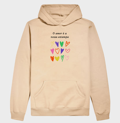 Moletom Hoodie - Estampa Amor