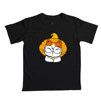 Camiseta Infantil - Gato de Chapéu