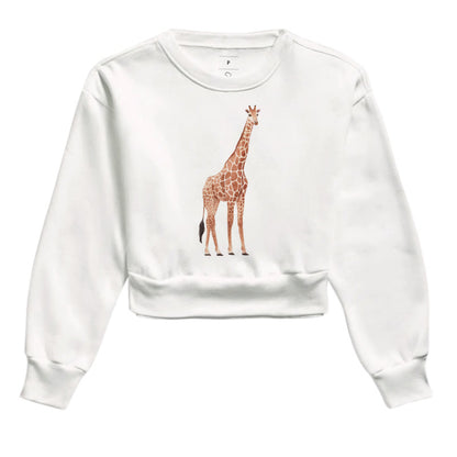 Moletom Cropped - Girafa