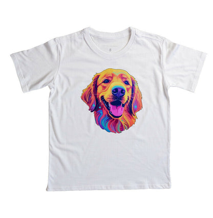Camiseta Infantil - Golden Retriever Color