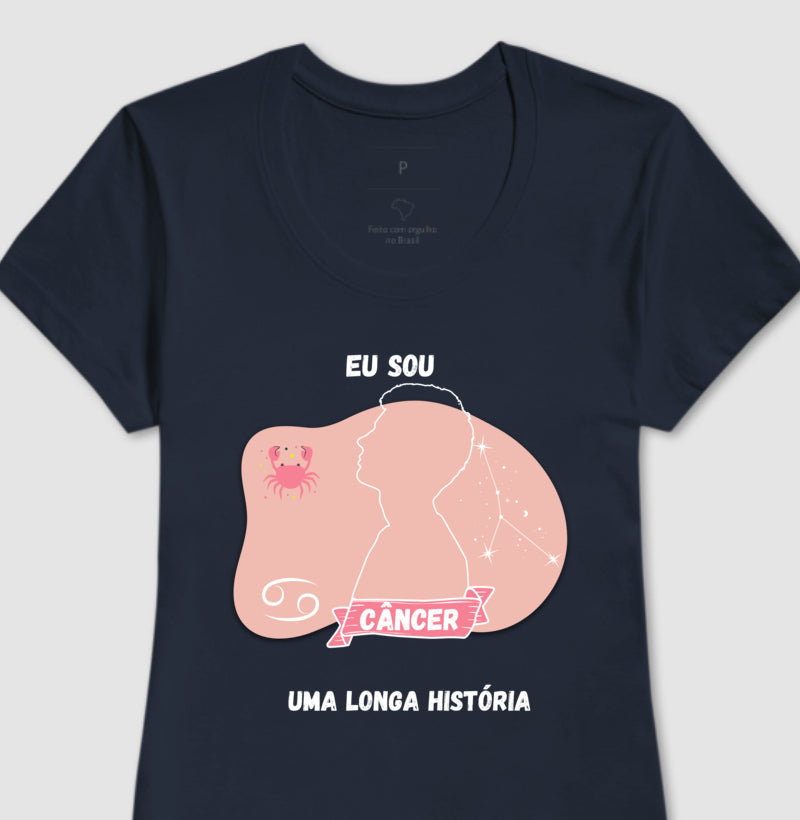 Baby Look - Signo de Câncer Homem (Eu sou)