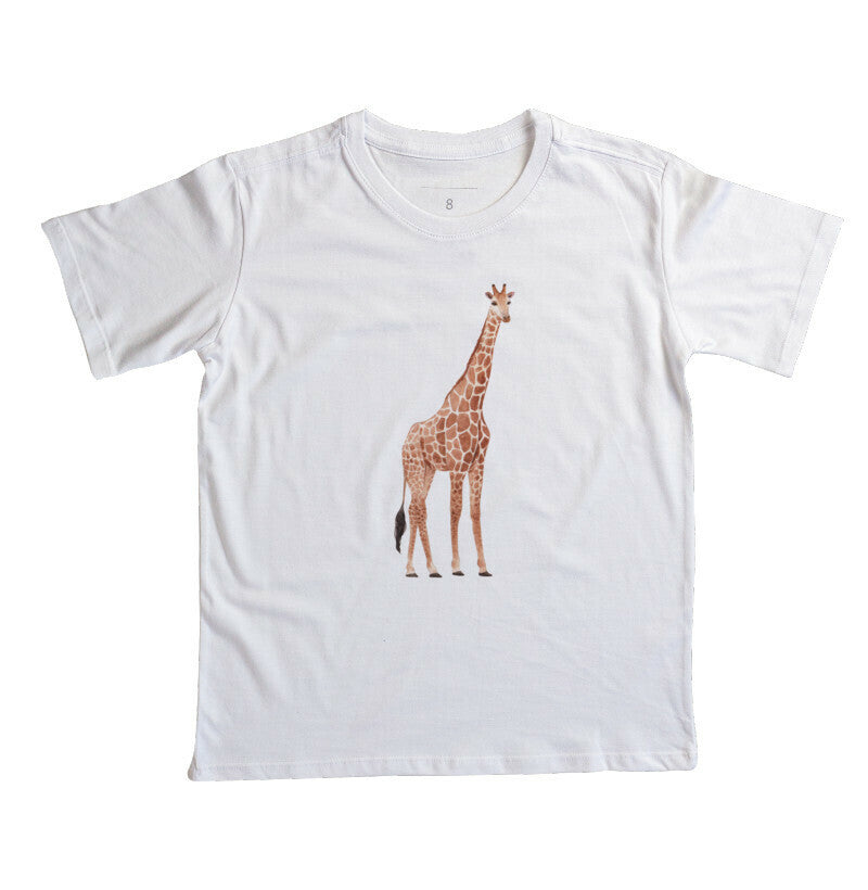 Camiseta Infantil - Girafa