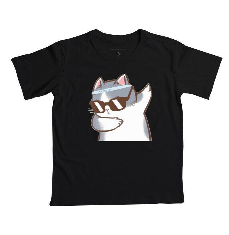 Camiseta Infantil - Gato Divertido