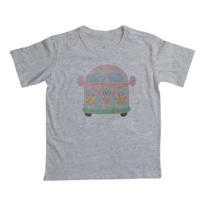 Camiseta Infantil - Kombi Rosa