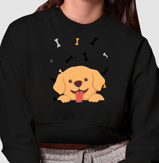 Moletom Cropped - Dog Caramelo