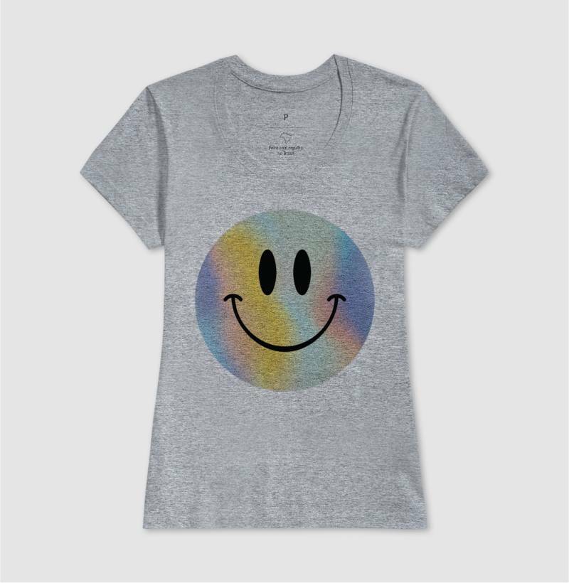 Baby Look - Emoji Smile Colorido