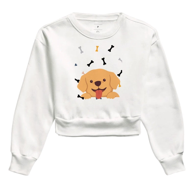 Moletom Cropped - Dog Caramelo