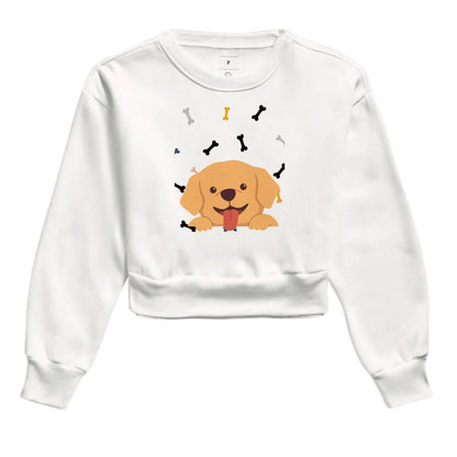 Moletom Cropped - Dog Caramelo