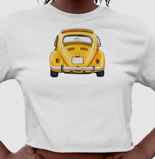 Cropped - Fusca Amarelo