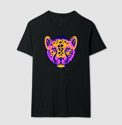 Camiseta - Onça Colorida