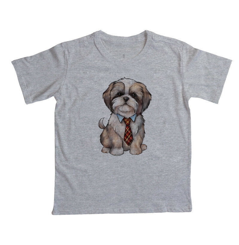 Camiseta Infantil - Dog Gravata