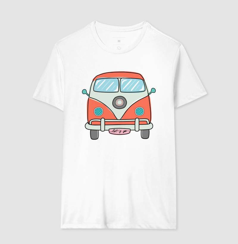 Camiseta - Kombi Laranja