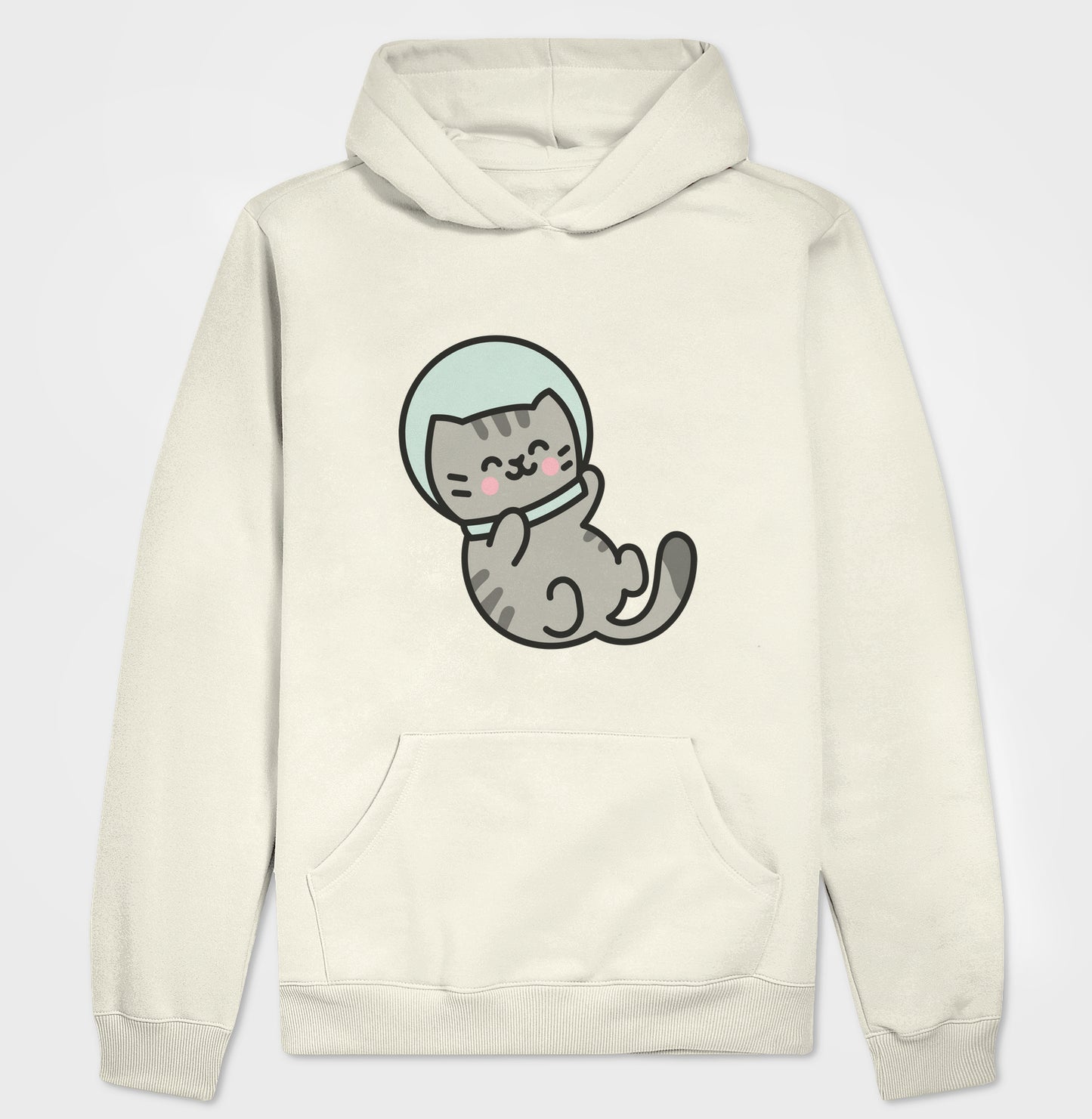 Moletom Hoodie - Gato Astronauta