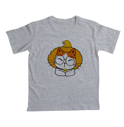 Camiseta Infantil - Gato de Chapéu