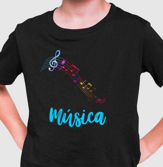 Camiseta Infantil - Música 3