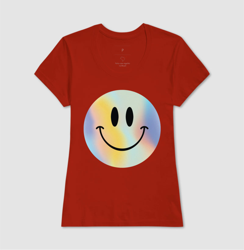 Baby Look - Emoji Smile Colorido