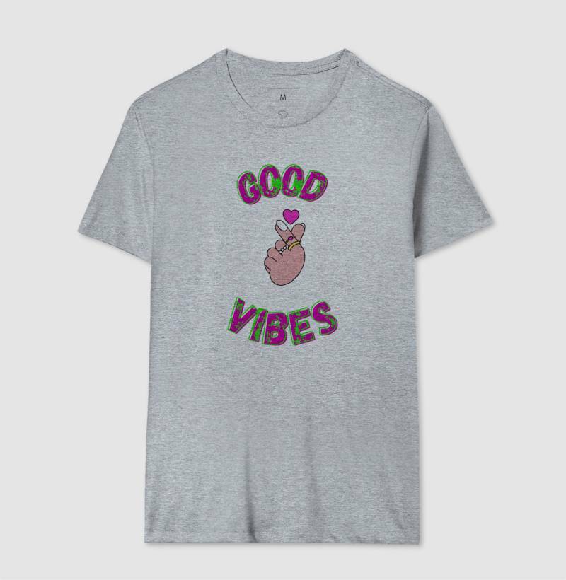 Camiseta - Good Vibes Coração