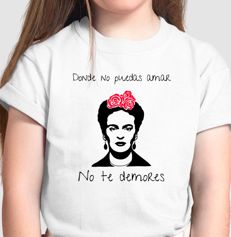 Camiseta Infantil - Girl Power Frida