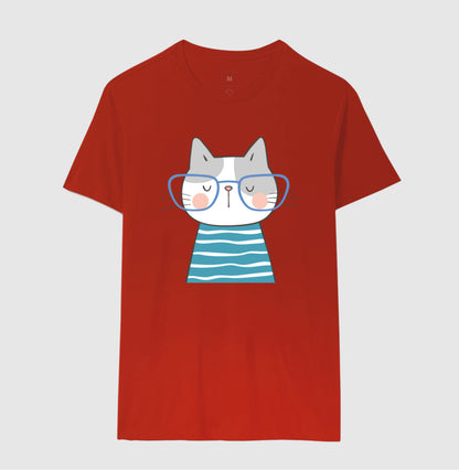 Camiseta - Gato de Óculos