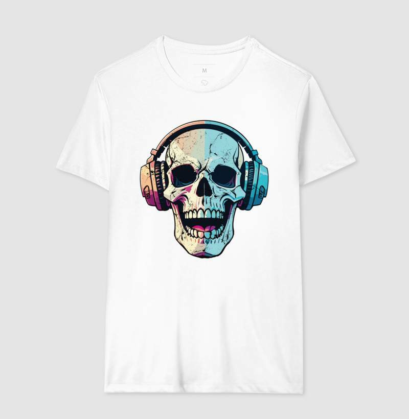 Camiseta - Caveira de Phone