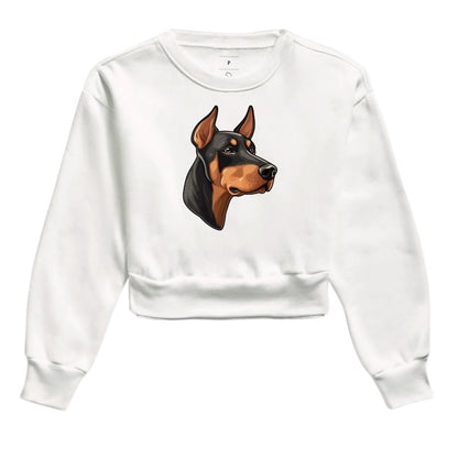 Moletom Cropped - Doberman