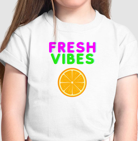 Camiseta Infantil - Laranja Vibes