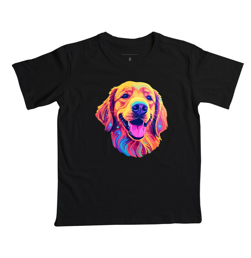 Camiseta Infantil - Golden Retriever Color