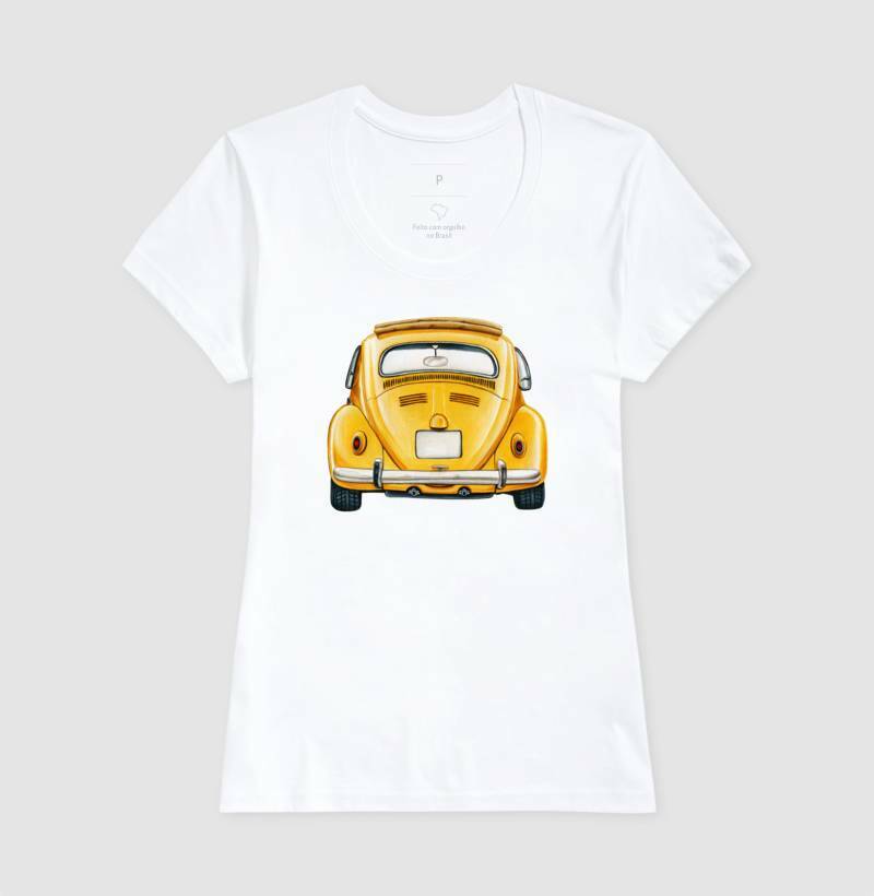 Baby Look - Fusca Amarelo
