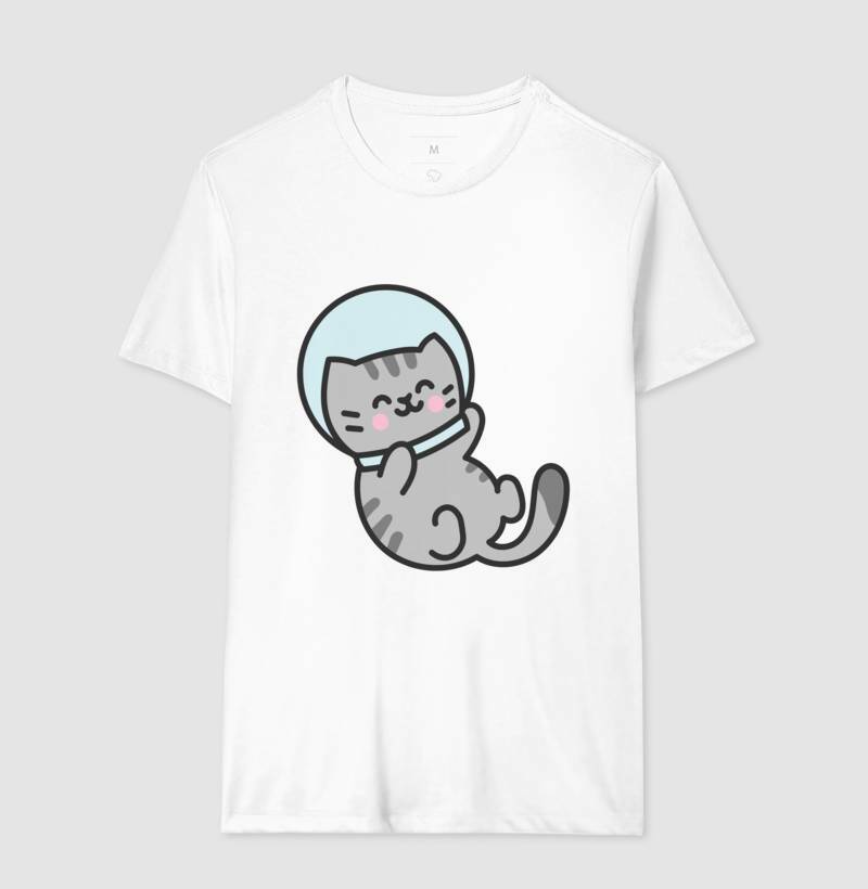 Camiseta - Gato Astronauta