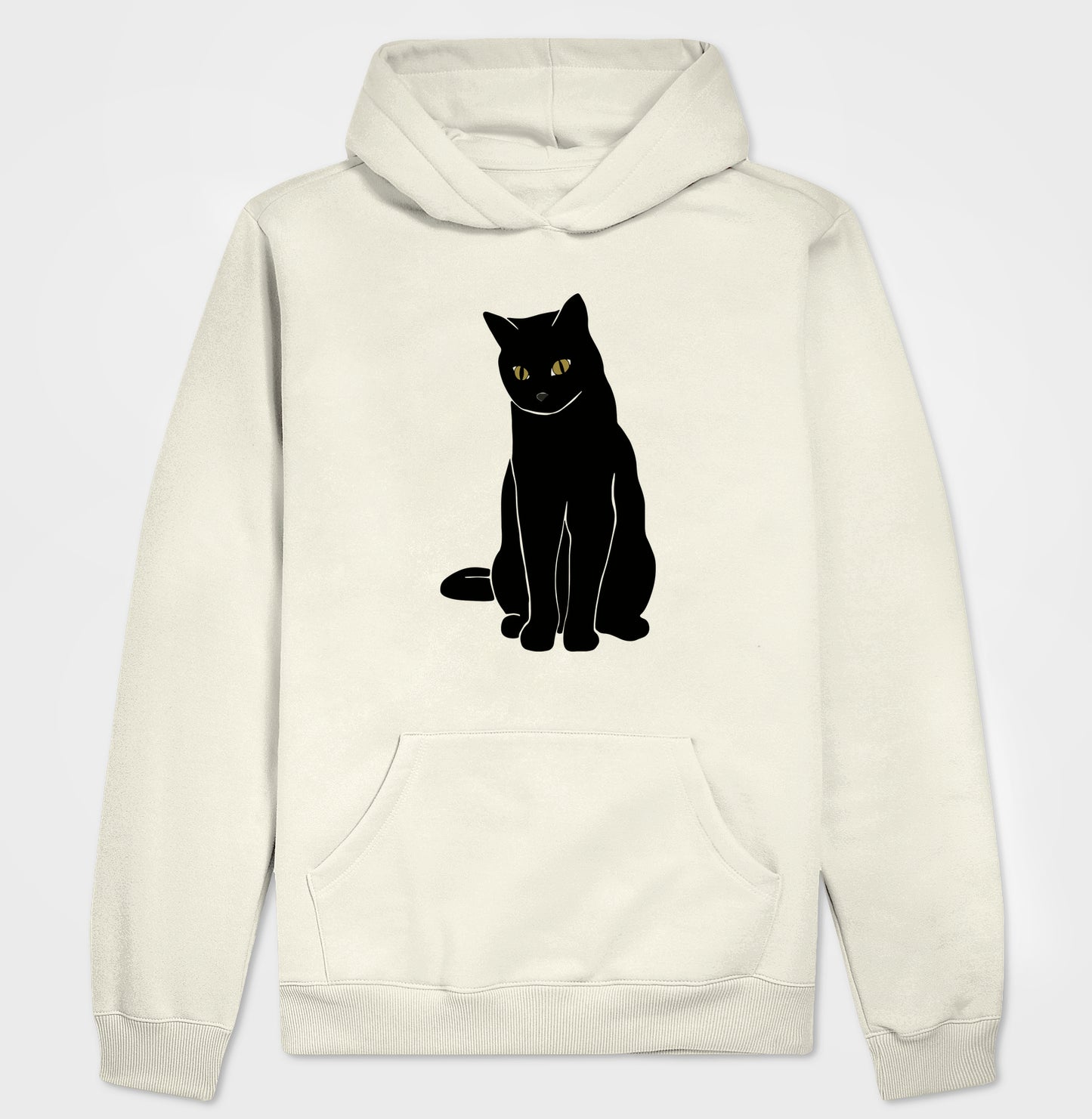 Moletom Hoodie - Gato Preto Místico