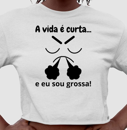 Cropped - Sou grossa