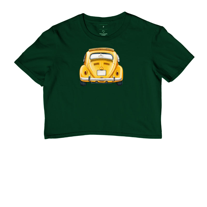 Cropped - Fusca Amarelo
