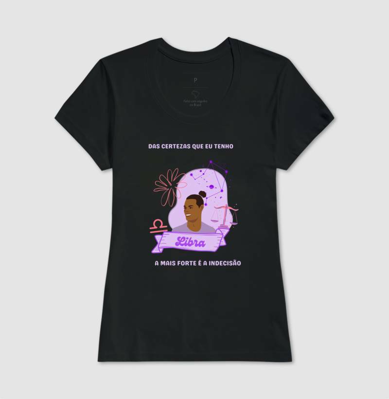 Baby Look - Libra Indecisão Homem